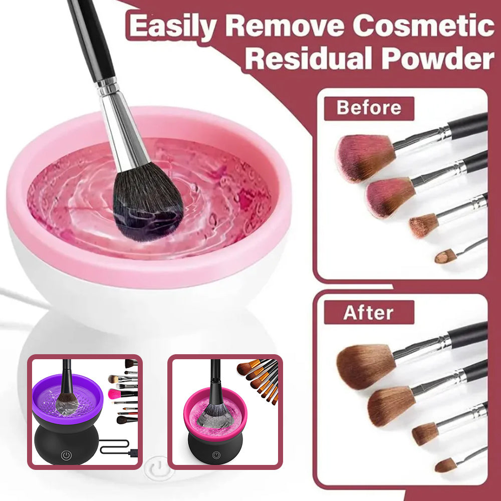 Electric Makeup Brush Cleaner Machine Portable Automatic USB Tool
