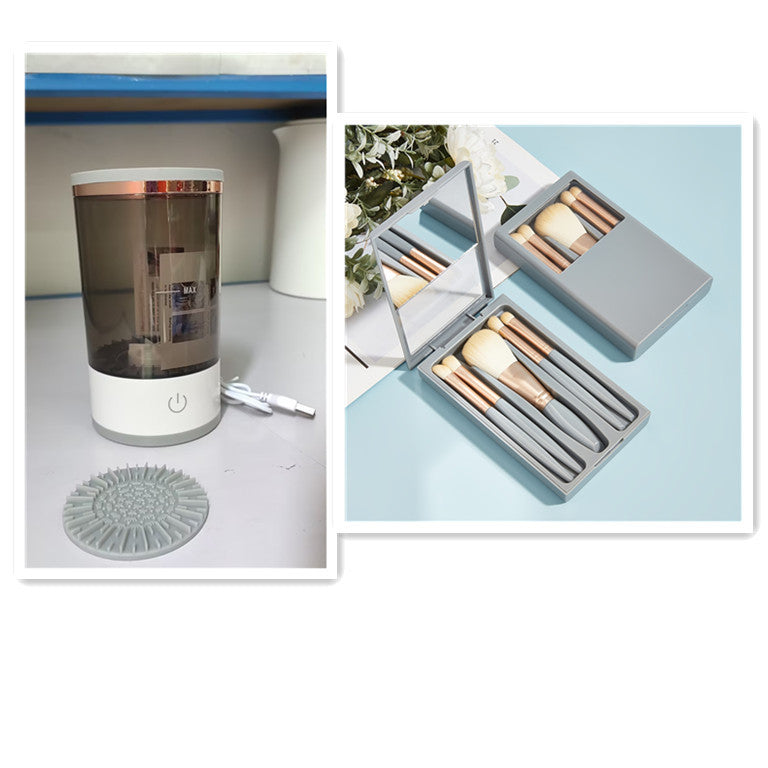 Portable Electric USB Automatic Eye Shadow Brush Cleaner Machine