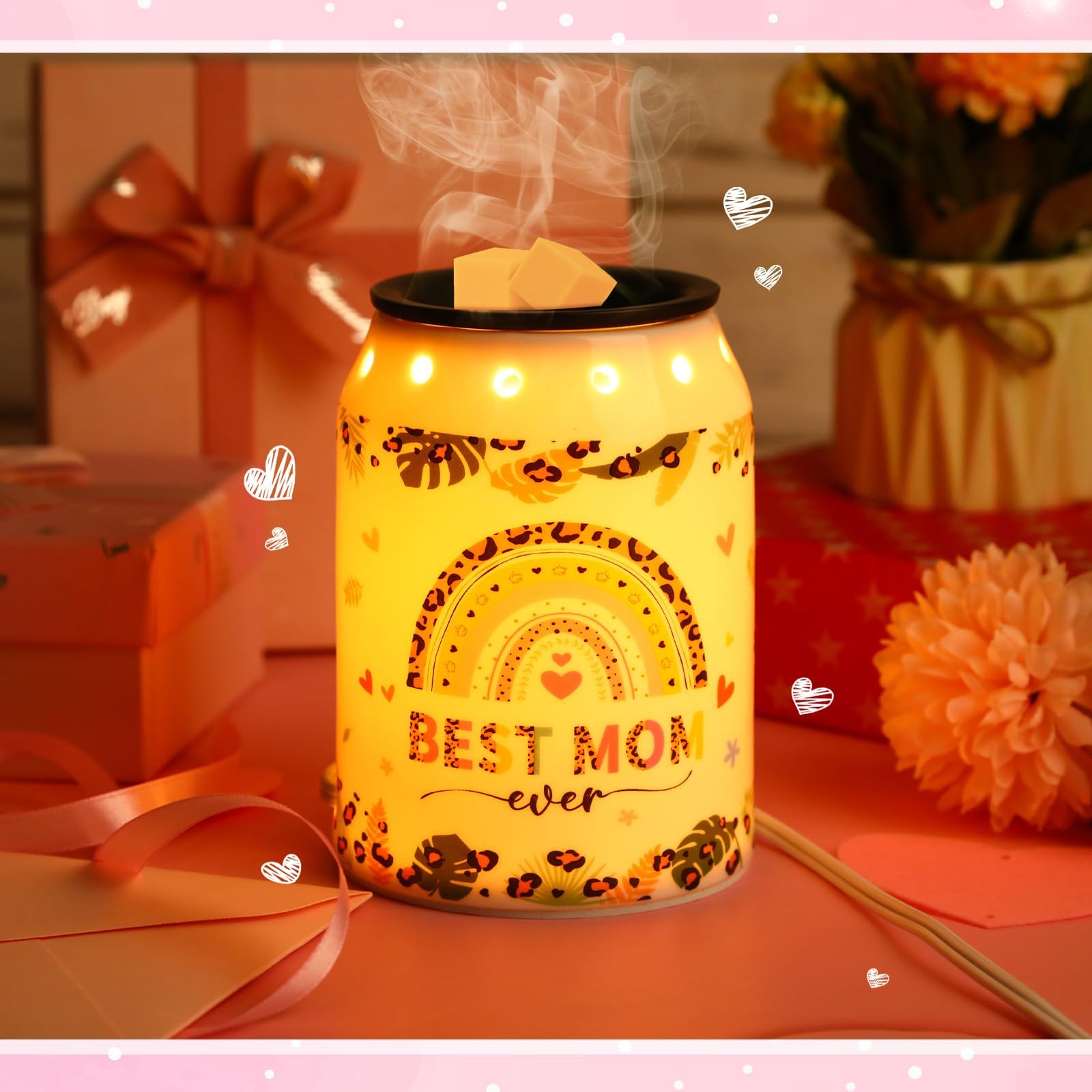Mom Gifts Wax Warmer Wax Melt Warmer Ceramic Electric Scentsy Candle Wax Melts