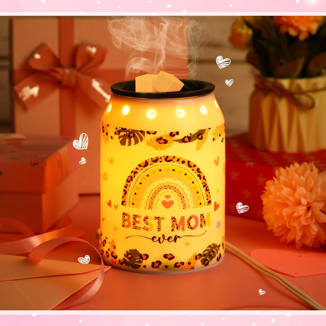 Mom Gifts Wax Warmer Wax Melt Warmer Ceramic Electric Scentsy Candle Wax Melts