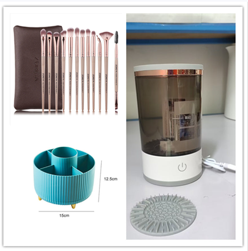 Portable Electric USB Automatic Eye Shadow Brush Cleaner Machine