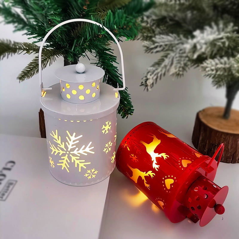 Christmas Candle Lights LED Small Lanterns Wind Electronic Holiday Decoration