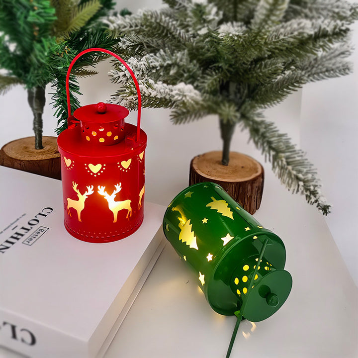 Christmas Candle Lights LED Small Lanterns Wind Electronic Holiday Decoration