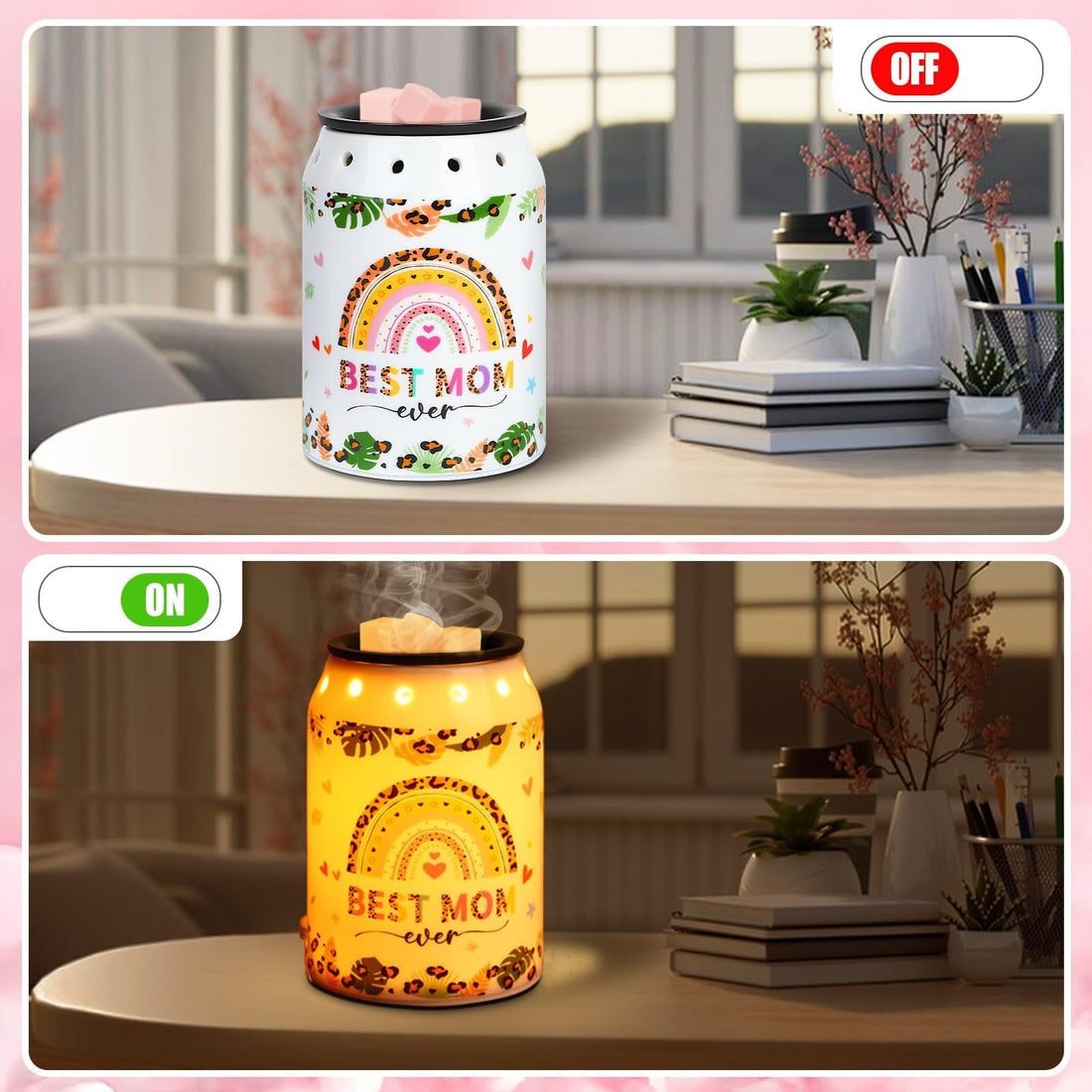 Mom Gifts Wax Warmer Wax Melt Warmer Ceramic Electric Scentsy Candle Wax Melts