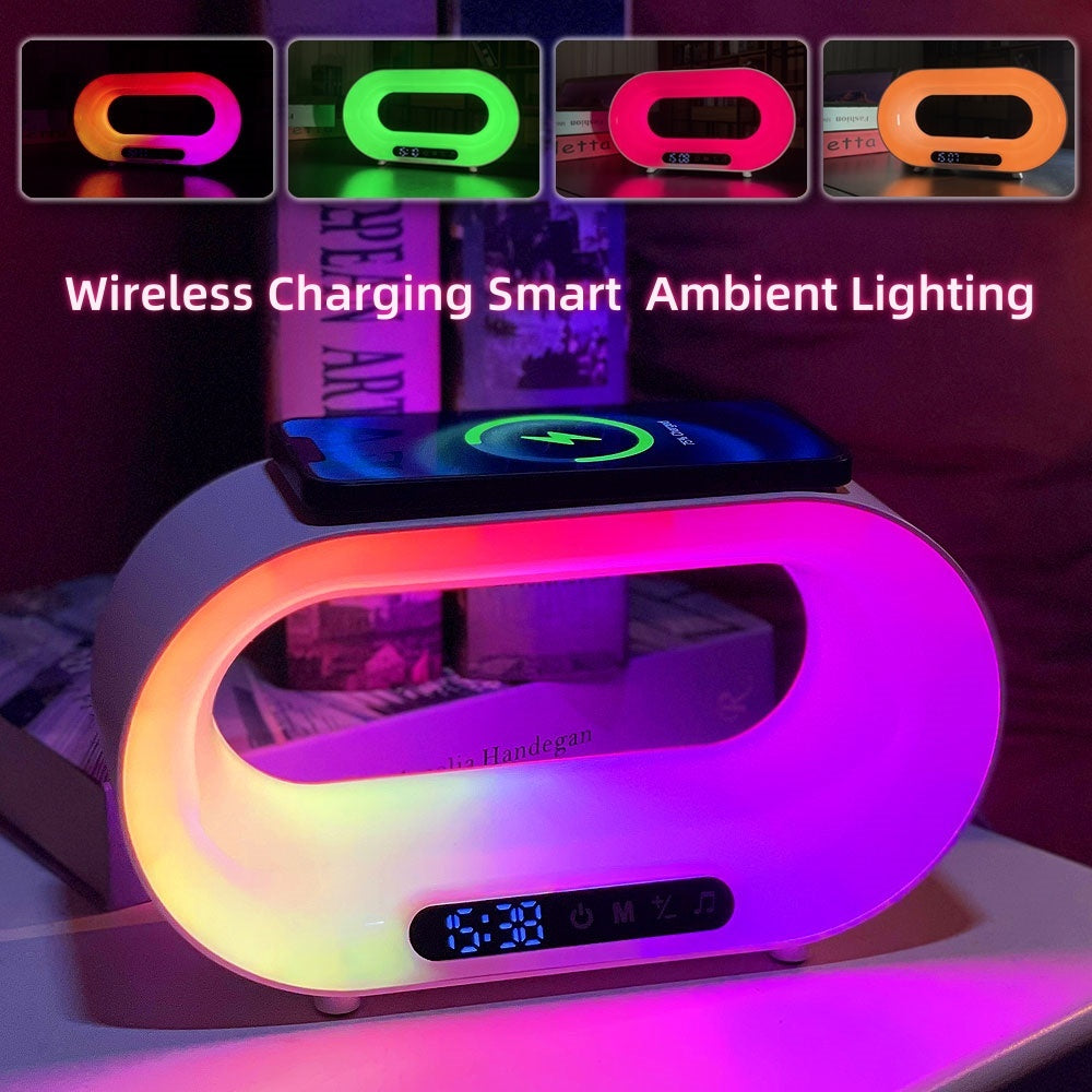 Multi-function 3-in-1 LED Night Light with APP Control Clock