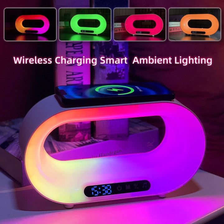 Multi-function 3-in-1 LED Night Light with APP Control Clock