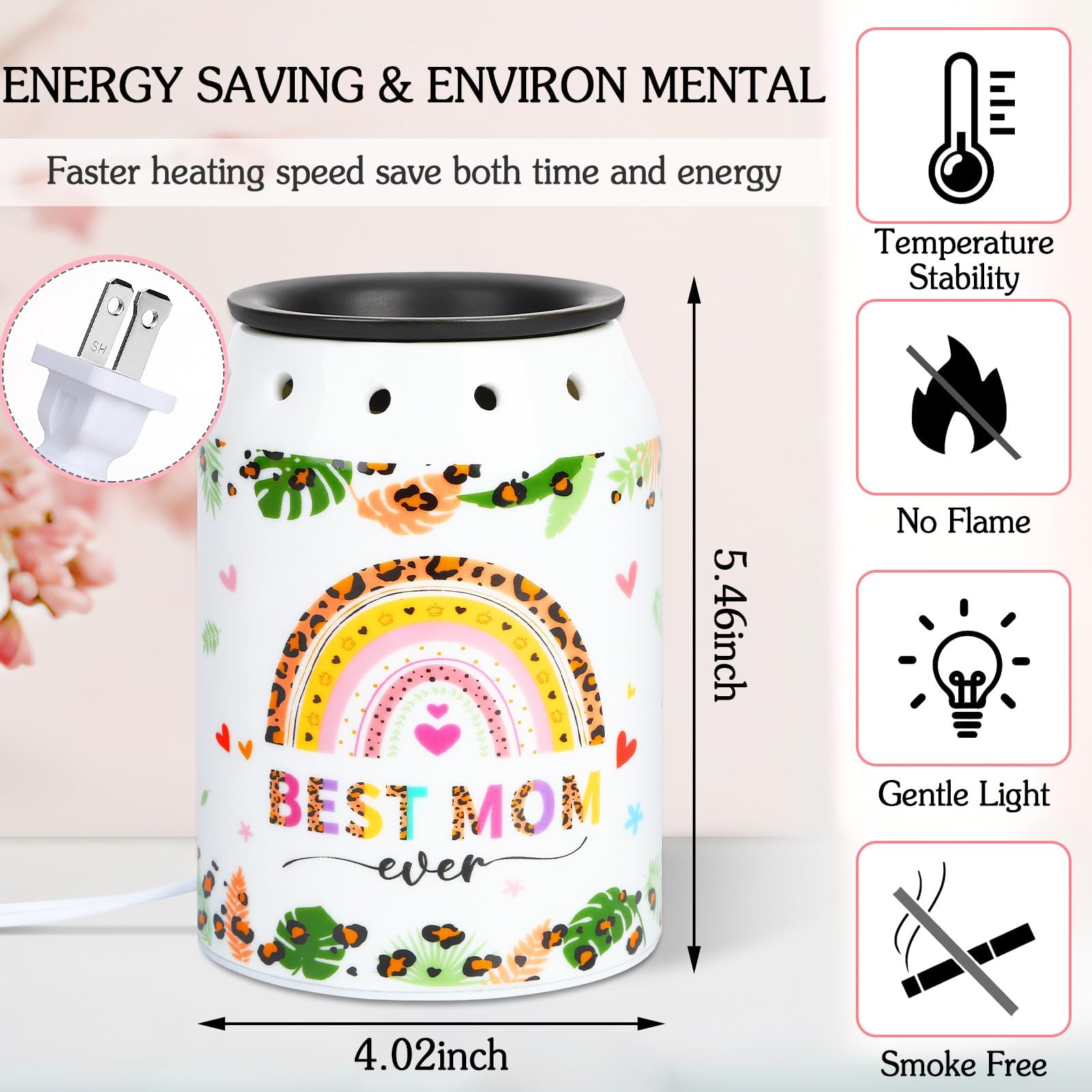 Mom Gifts Wax Warmer Wax Melt Warmer Ceramic Electric Scentsy Candle Wax Melts