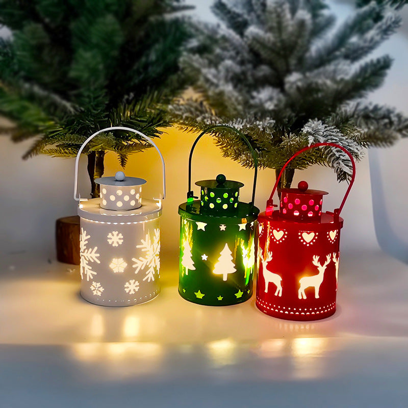 Christmas Candle Lights LED Small Lanterns Wind Electronic Holiday Decoration