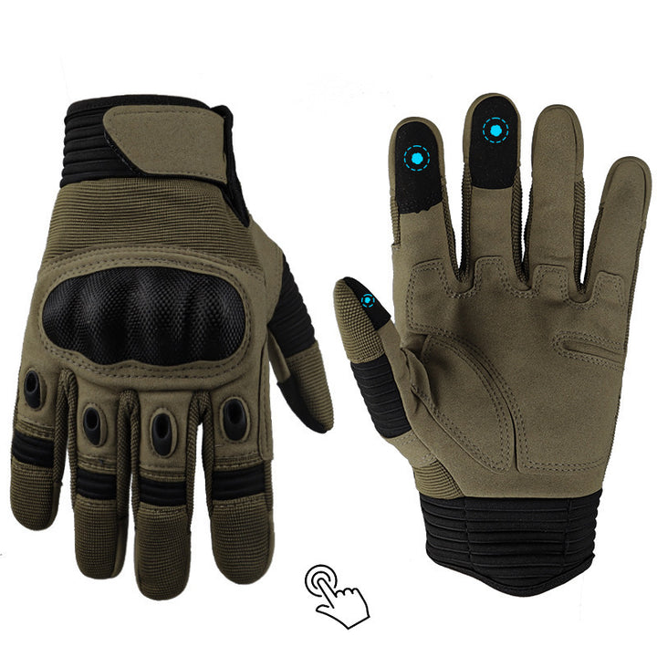 Touch Screen Military Fans Tactical Full Finger Motorbike Gloves